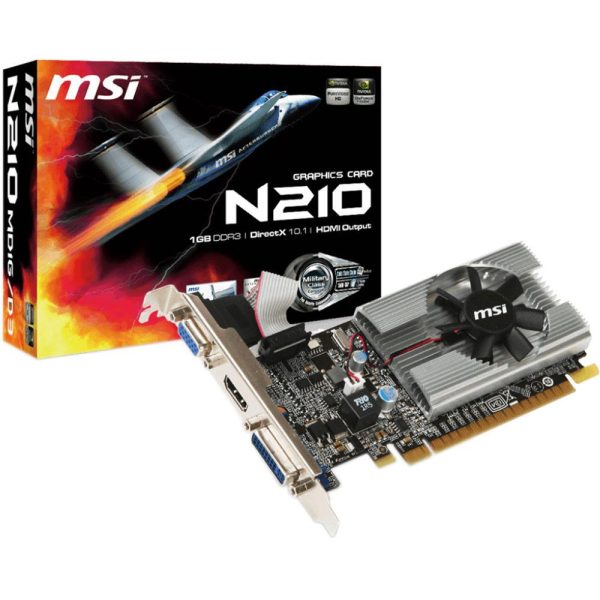 MSI N210-MD1G D3 GeForce 210 Graphic Card - G2101D3 Sale